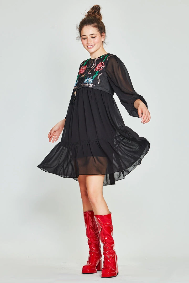 Trelise Cooper Coop - Let's Get Stitched Dress - Black Coop By Trelise Cooper