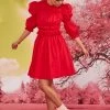 Trelise Cooper SALE - Coop - Elastic Fantastic Dress - Red Coop By Trelise Cooper