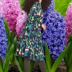 Trelise Cooper Curate - Sir Flouncalot Dress - Black Lily Floral