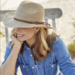 Canopy Bay By Deborah Hutton - Hat - Bedarra - Natural W Tan Trim 11 Canopy Bay By Deborah Hutton - Hat - Bedarra - Natural W Tan Trim