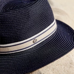 Canopy Bay By Deborah Hutton - Hat - Huntingdale - Navy/White/Light Taupe