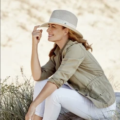Canopy Bay By Deborah Hutton - Hat - Peta - Mix Camel Ivory