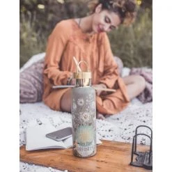 Papaya Art Dig Deep Daisy Wander Water Bottle