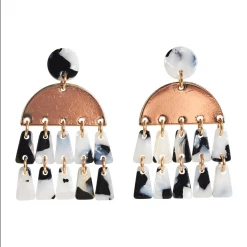 Tea Lily Eb & Ive - Calma Drop Earring Pearl Black 2451603