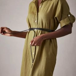 Eb & Ive - Capella Shirt Dress - Dijon