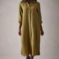 Eb & Ive - Capella Shirt Dress - Dijon