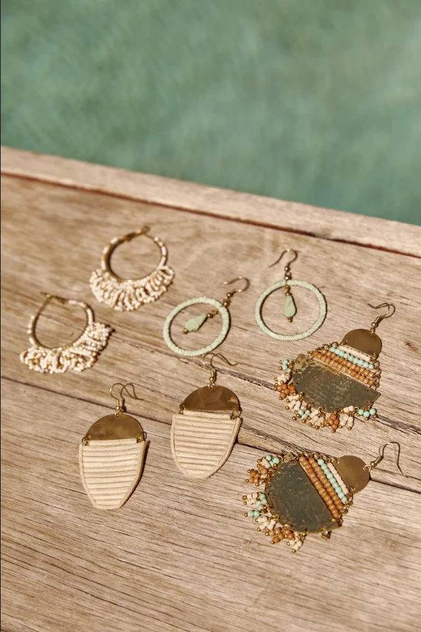 Tea Lily Eb & Ive - Jungle Earring Brass 2470501 6 Tea Lily Eb & Ive - Jungle Earring Brass 2470501