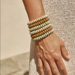 Tea Lily Eb & Ive - Kala Bracelet Sage 2470203