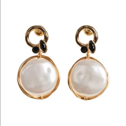 Tea Lily Eb & Ive - Luxe Drop Earring Pearl Droplet 2456101