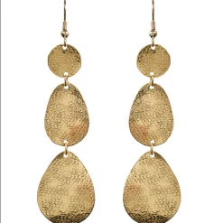 Tea Lily Eb & Ive - Sunset Teardrop Earring Brass 2472202