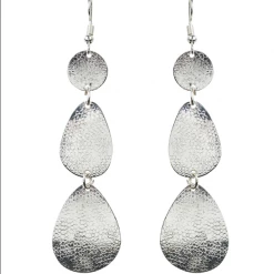Tea Lily Eb & Ive - Sunset Teardrop Earring Silver 2472201