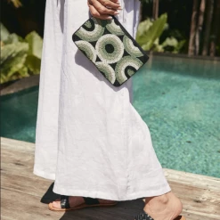 Tea Lily Eb & Ive - Urban Clutch Bag - Sage