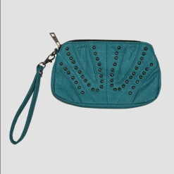 Tea Lily Eb & Ive - Weekender Clutch Bag - Teal