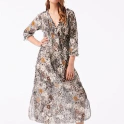 SALE - Oneseason - Long Poppy - Formentera - Cotton - Black