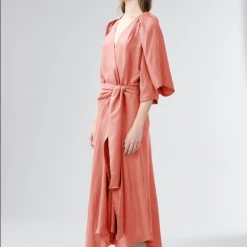 Ginger & Smart - Blush Wrap Dress - Sunset Pink