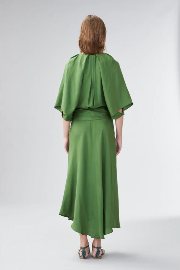 Ginger & Smart - Easel Wrap Dress - Fern 5 Ginger & Smart - Easel Wrap Dress - Fern