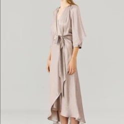 Ginger & Smart - Haze Wrap Dress - Heather