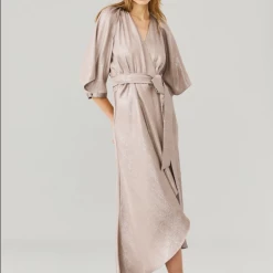 Ginger & Smart - Haze Wrap Dress - Heather