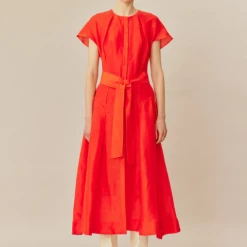 Ginger & Smart - Infinite Galaxies Dress - Poppy Red