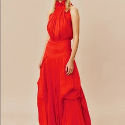 Ginger & Smart - Infinite Galaxies Gown - Poppy Red