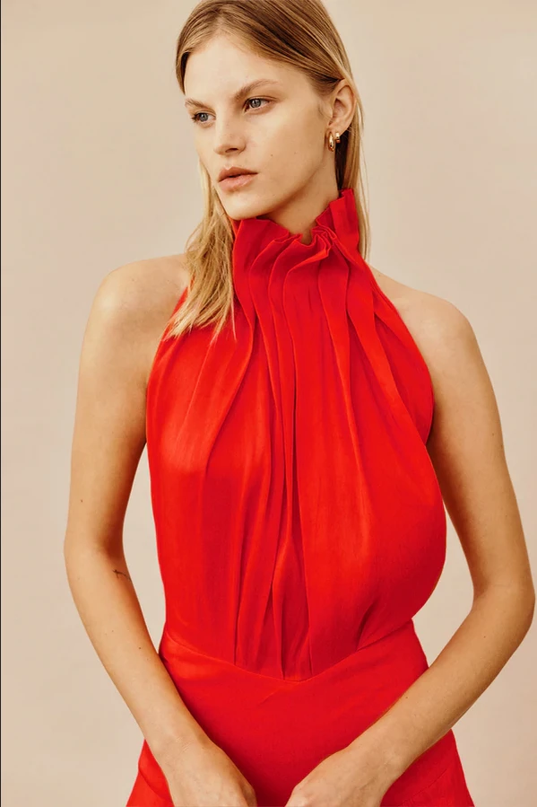 Ginger & Smart - Infinite Galaxies Gown - Poppy Red 6 Ginger & Smart - Infinite Galaxies Gown - Poppy Red