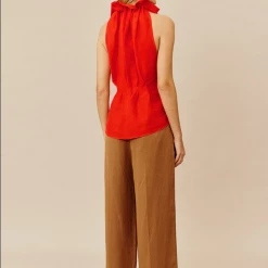 Ginger & Smart - Infinite Galaxies Top - Poppy Red