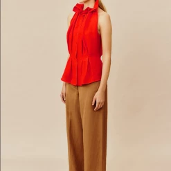 Ginger & Smart - Infinite Galaxies Top - Poppy Red