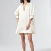 Ginger & Smart - Luna Mini Dress - Light Gold 2 Ginger & Smart - Luna Mini Dress - Light Gold