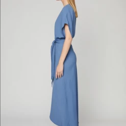 SALE - Ginger & Smart - New Moon Wrap Dress - Heritage Blue 10 SALE - Ginger & Smart - New Moon Wrap Dress - Heritage Blue