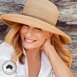 Canopy Bay By Deborah Hutton - Hat - Hamilton - Natural 9 Canopy Bay By Deborah Hutton - Hat - Hamilton - Natural