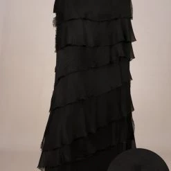Imagine - Black Flapper Fifi Silk Skirt 10IM2272 13 Imagine - Black Flapper Fifi Silk Skirt 10IM2272