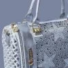 The Italian Closet Lav-ish - Mini Duffle Bag - Silver