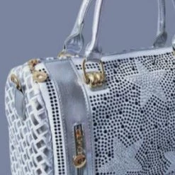 The Italian Closet Lav-ish - Mini Duffle Bag - Silver