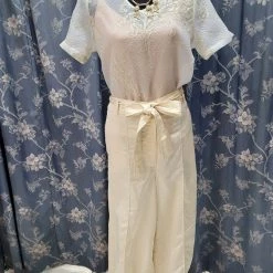 Maud Dainty SALE - MA Dainty - HOTEL BAR - Pant - Cream DTY03509