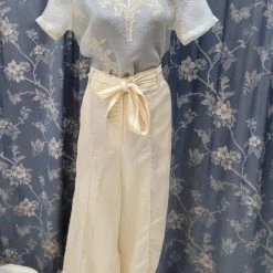 Maud Dainty SALE - MA Dainty - HOTEL BAR - Pant - Cream DTY03509