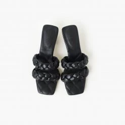 Grandco SALE - Walnut - Illy Leather Heel - Black