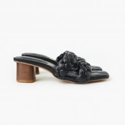 Grandco SALE - Walnut - Illy Leather Heel - Black