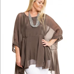 Imagine - Truffle Roxy Top Silk 10IM2821