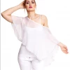 Imagine - White Flavia Silk Top 10IM3679W Imagine Fashion Linen & Silk