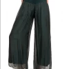 Imagine Fashion Linen & Silk Imagine - Verde Silk Gia Pant With Split 10IM2184