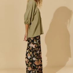 Isle Of Mine - Halycon Top - Olive