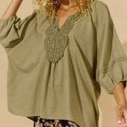 Isle Of Mine - Halycon Top - Olive
