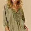 Isle Of Mine - Halycon Top - Olive