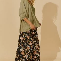 Isle Of Mine - Halycon Top - Olive