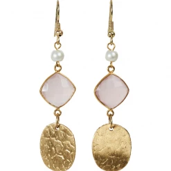 Isle Of Mine - La Luna Stone Earring Pink Clay 4484601