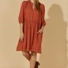 Isle Of Mine - Prosper Dress - Rust