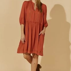 Isle Of Mine - Prosper Dress - Rust