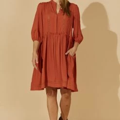 Isle Of Mine - Prosper Dress - Rust