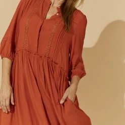 Isle Of Mine - Prosper Dress - Rust