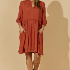 Isle Of Mine - Prosper Dress - Rust
